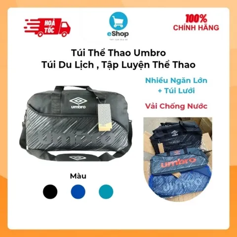 Túi Trống Thể Thao Umbro Chính Hãng Vải Chống Nước - Túi Du Lịch, Tập Luyện Thể Thao