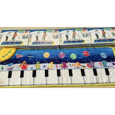 Đồ Chơi Thảm Đàn Piano Cỡ Lớn Musical Mat 110cm x 36cm, 100cm x 40cm (Hàng À Má Zôn)