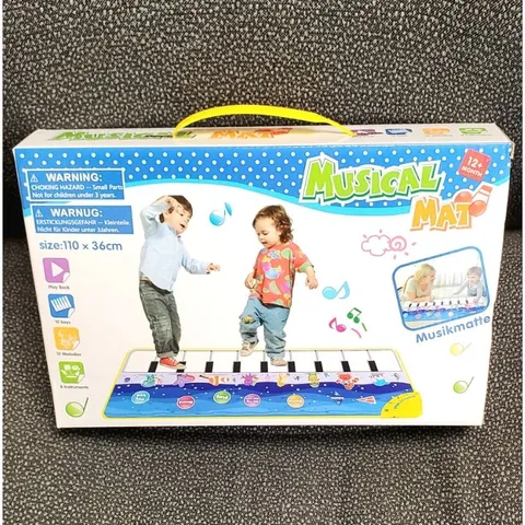 Đồ Chơi Thảm Đàn Piano Cỡ Lớn Musical Mat 110cm x 36cm, 100cm x 40cm (Hàng À Má Zôn)