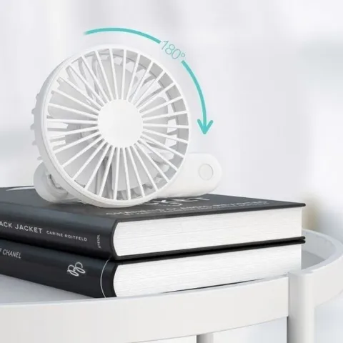 Quạt Cầm Tay Qualitell ZS6003 - Động Cơ Không Chổi Than 5 Cánh, Gập Gọn 180 Độ