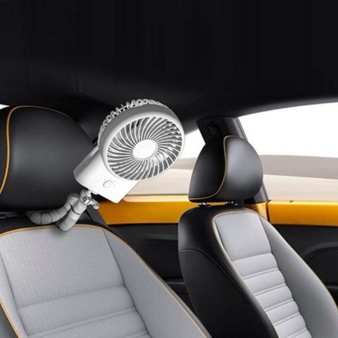Quạt Tích Điện Octopus Fan Kèm Chân Kẹp Đa Năng, 3 Cấp Độ Gió Hoạt Động Êm Ái, Có Thể Kẹp, Treo, Giá Đỡ ĐT