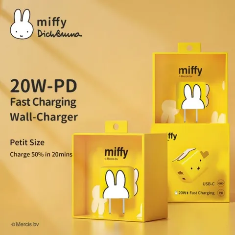 Củ Sạc Nhanh 20W MiPOW Miffy Công Nghệ GaN Cổng Type-C PD - Thiết Kế Mini
