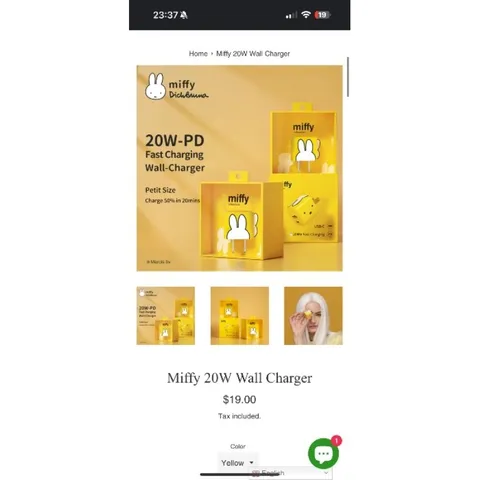 Củ Sạc Nhanh 20W MiPOW Miffy Công Nghệ GaN Cổng Type-C PD - Thiết Kế Mini