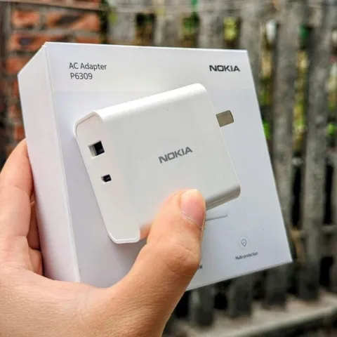 Bộ sạc nhanh 65w hãng NOKIA P6308 2 cổng C + 1 cổng A/ P6309 1C + 1A Hỗ Trợ PD, PPS