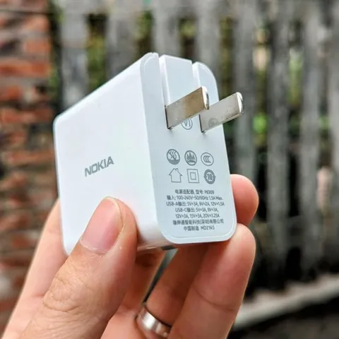 Bộ sạc nhanh 65w hãng NOKIA P6308 2 cổng C + 1 cổng A/ P6309 1C + 1A Hỗ Trợ PD, PPS