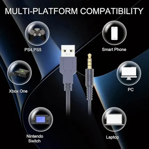 Tai Nghe Chụp Đầu Gaming GAMELITE - G1P Dây 3.5mm + USB Điều Khiển Tiện Lợi
