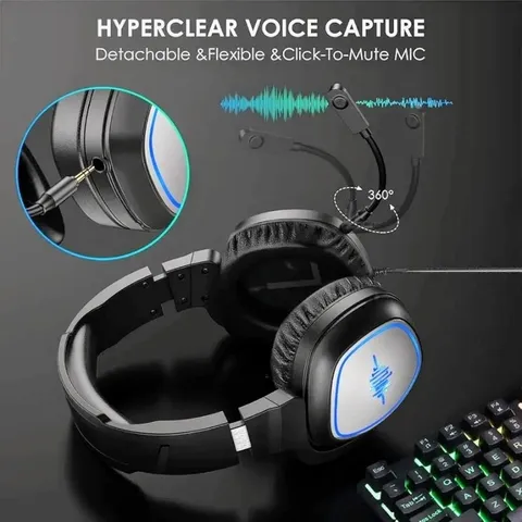 Tai Nghe Chụp Đầu Gaming GAMELITE - G1P Dây 3.5mm + USB Điều Khiển Tiện Lợi