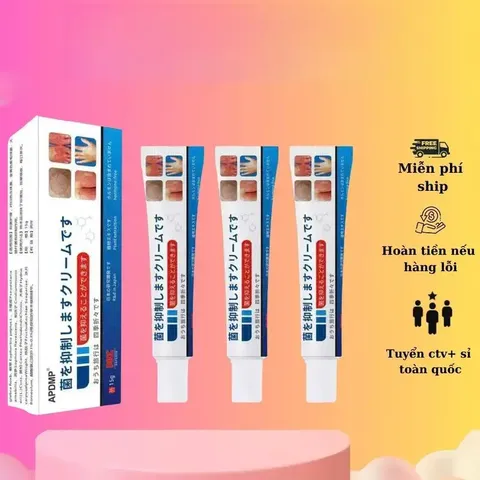 1 Hộp Kem Bôi Nấm Ngứa Viêm Da Cơ Địa NHẬT BẢN Hắc Lào, Tổ Đỉa, Vẩy Nến, Á Sừng, Lang Ben