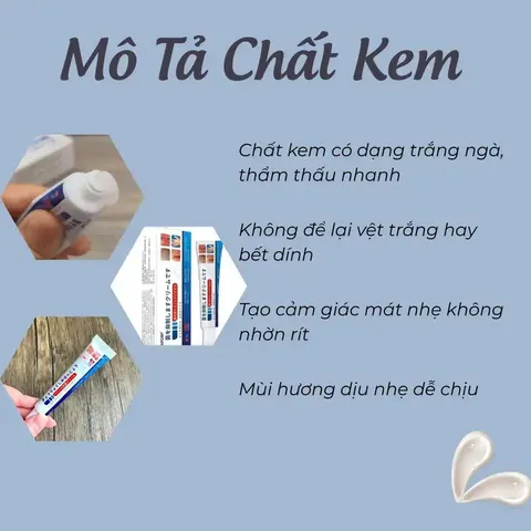 Kem bôi da liễu nhật bản Tái Tạo Da Hư Tổn Do Hắc Lào, Tổ Đỉa, Ghẻ Nước, Bỏng Nhiệt, Côn Trùng Cắn nấm glycerin Serum Mụn Diếp