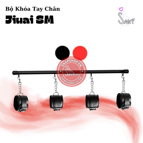 (Snapshop) Bộ Còng Khóa Tay Chân Jiuai SM Chính Hãng