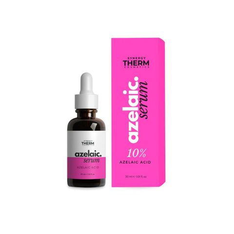 Tinh chất Azelaic giúp giảm mụn & làm mờ thâm mụn Synergy Therm 10% Azelaic Acid Serum 30ml [hàng nhập khẩu]