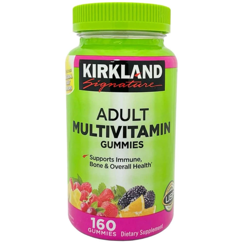 kẹo dẻo bổ sung vitamin tổng hợp Kirkland Signature Adult Multivitamin Gummies của Mỹ hộp 160 V