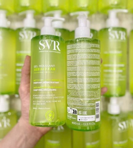 Sữa Rửa Mặt Dành Cho Da Dầu SVR Sebiaclear Gel Moussant 400ml [hàng nhập khẩu]