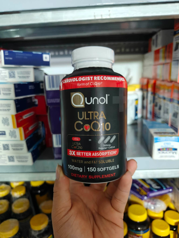 Bổ sung CoQ10 cho tim Qunol Ultra CoQ10 100mg 180 V