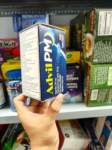 Viên giảm đau và hỗ trợ ngủ ngon Advil PM 200mg 200 V