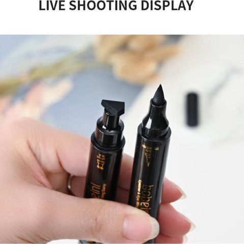 HOT Bút Kẻ Mắt Dạng Lỏng 2 trong một Lâu Trôi Chống giột nước Và Mồ Hôi 759865