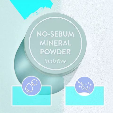 Phấn phủ No sebum mineral powder Innisfree 5g mẫu mới 759889