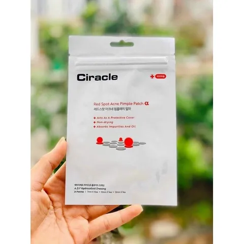 24 miếng] Miếng Dán Mụn Giúp Làm Dịu Và Hút Dịch Mủ Ciracle Red Spot Acne Pimple Patch 759976