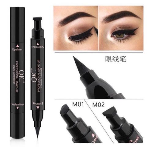 Bút kẻ mắt QIC lâu trôi không thấm nước dạng lỏng trang điểm nhanh khô 760004