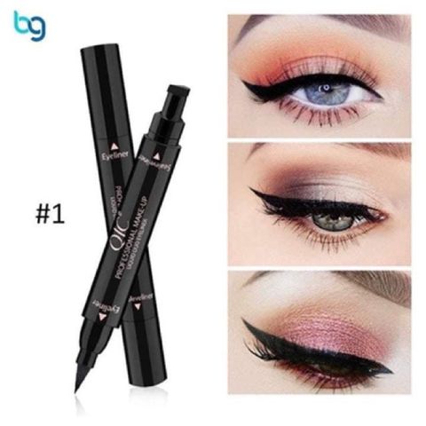 Bút kẻ mắt QIC lâu trôi không thấm nước dạng lỏng trang điểm nhanh khô 760004