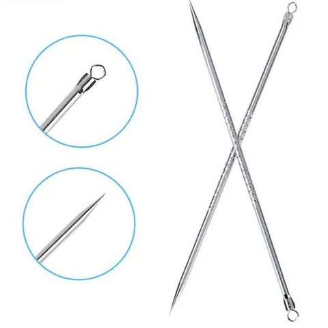 Combo 5 Cây nặn mụn 2 đầu - que nặn mụn thời thượng inox 760019