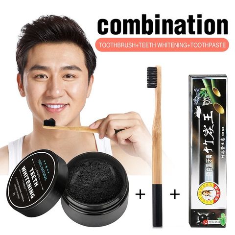 Deal 10/10 BỘT TRẮNG RĂNG THAN TRE HOẠT TÍNH 100% NATURAL TEETH WHITENING 760020