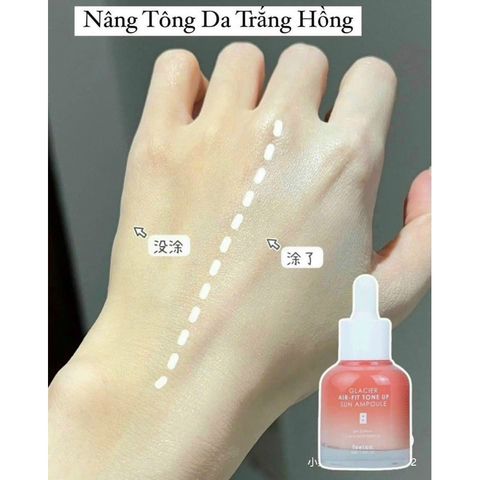 Tinh Chất Chống Nắng Dưỡng Trắng Nâng Tone Feelxo Glacier Air- Fit Tone Up Sun Ampoule SPF50+/PA+++ 30ML 760066