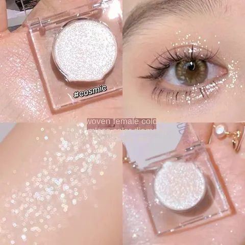 HOT Phấn mắt Đơn sắc MGL nhũ kim tuyến bắt sáng lấp lánh lung linh chống thấm nước lâu trôi Niu Lang Ping! 760146