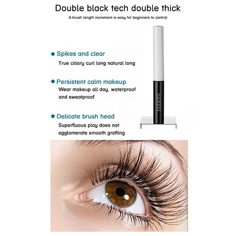 HOT Mascara Chuốt Mi Bobeini Đầu Cọ Nhỏ Kháng Nước rất khó Lem Nhòe Chuốt Mi Dày Và ngòng ngoèo Tự Nhiên 760151