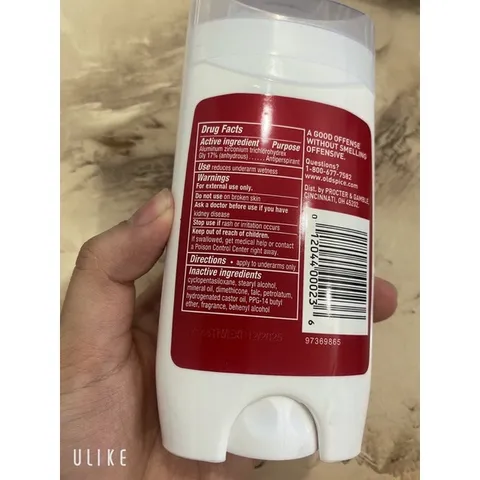 Vĩ 5 tuýp Sáp lăn buồm old spice original chai 85g (màu trắng) 760166