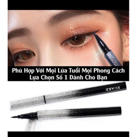 Bút Kẻ Mắt Dạng Lỏng SUAKE Không Thấm Nước Và Dầu, Lâu Trôi, Không Lem, Lên Màu Cực Chuẩn 760179
