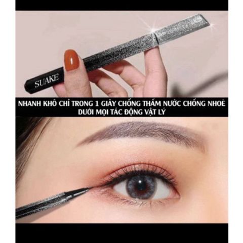 Bút Kẻ Mắt Dạng Lỏng SUAKE Không Thấm Nước Và Dầu, Lâu Trôi, Không Lem, Lên Màu Cực Chuẩn 760179