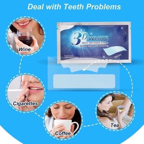 Combo 5 miếng dán trắng răng 3D tiện lợi an toàn 760209