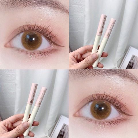 Mascara không thấm nước và mồ hôi lâu trôi làm cong dài mi đầu cọ nhỏ nội địa trung chính hãng 760316