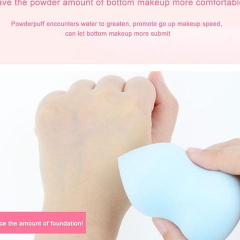 HOT Bông Mút make up ướt và khô hình quả bầu/giọt nước sắc màu ngẫu nhiên 760353