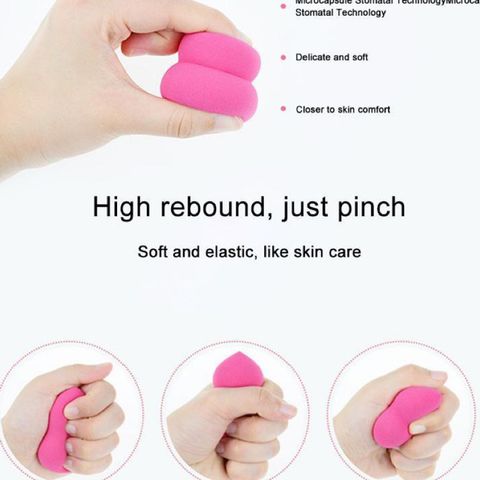 HOT Bông Mút make up ướt và khô hình quả bầu/giọt nước sắc màu ngẫu nhiên 760353