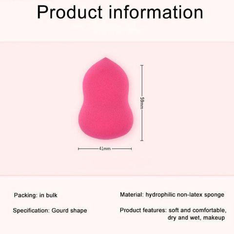 HOT Bông Mút make up ướt và khô hình quả bầu/giọt nước sắc màu ngẫu nhiên 760353