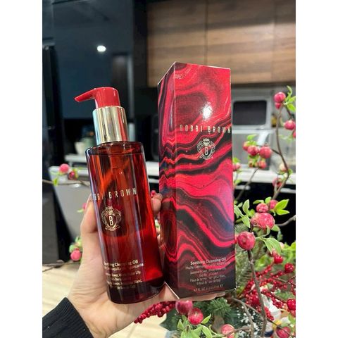 Dầu tẩy trang Bobbi Brown Soothing Cleansing Oil 200ml - bản đỏ limited 760381