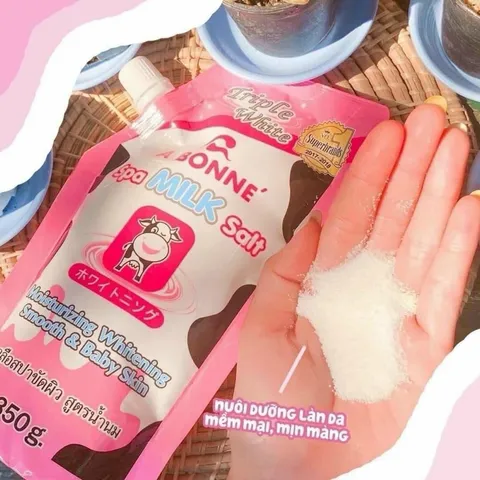Muối Tắm Sữa Bò Tẩy Tế Bào Chết , Làm Sáng Da, Dưỡng Da Mịn Màng A Bonne Spa Salt Thái Lan 350g 760387