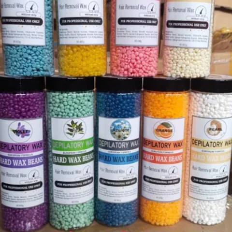 (Hủ lớn 400g) Sáp wax lông hard beans tự nhiên an toàn lành tính cho da hottrend màu giao ngẫu nhiên 760403