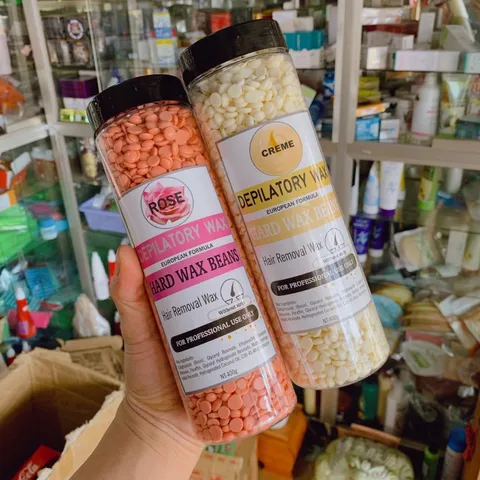 (Hủ lớn 400g) Sáp wax lông hard beans tự nhiên an toàn lành tính cho da hottrend màu giao ngẫu nhiên 760403