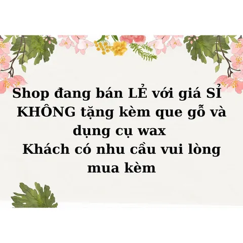 (Hủ lớn 400g) Sáp wax lông hard beans tự nhiên an toàn lành tính cho da hottrend màu giao ngẫu nhiên 760403