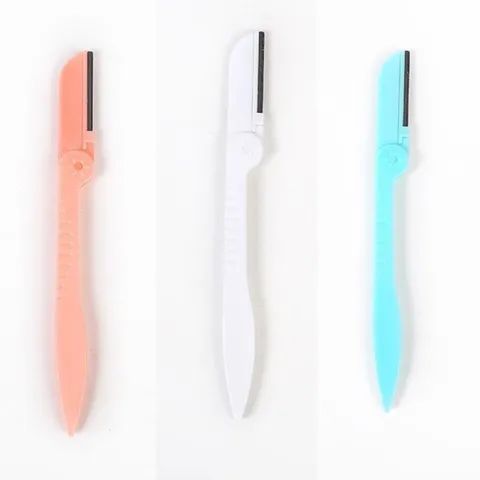 HOT Combo 3 Dao cạo chân mày nhiều sắc màu bén - Dao Cạo Mini Tiện Dụng 760442