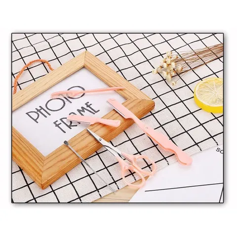 Set 5 Món Cạo Mày,Tỉa Mái Kèm Kéo 760454