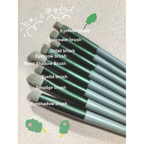 Bộ Cọ Trang Điểm 13 Món Vintage Kèm Túi Nhung, Bộ Cọ Trang Điểm Makeup Cá Nhân Chuyên Nghiệp 760467