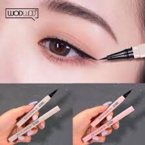 Bút Kẻ Mắt nước Với Thiết Kế Đầu Cọ Nhỏ Tiện Dụng WODWOD 760510
