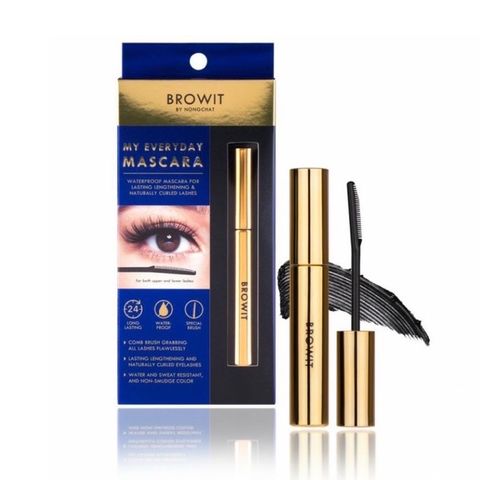 Chải Mascara NongChat Browit Thái Lan làm dày, dài cong mi, chuyên dụng cho makeup 760567