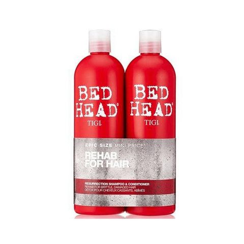 Cặp Dầu gội - xả TIGI Bed Head màu đỏ siêu mượt tóc 750ml/chai 760594