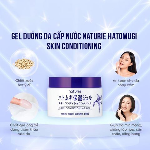 Gel dưỡng ẩm trắng da Naturie Skin Conditioning - 180g 760615