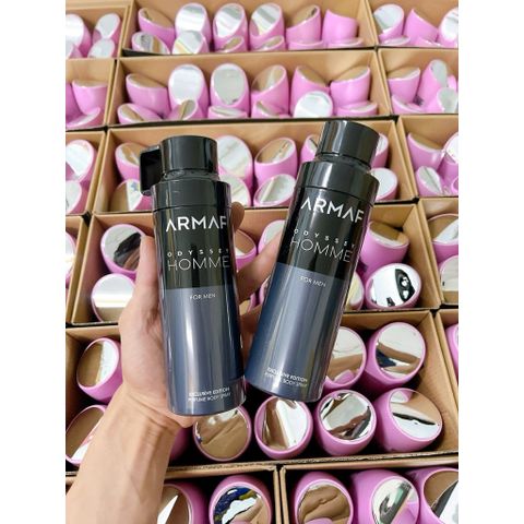 Xịt thơm toàn thân Armaf Odyssey Homme Exclusive Edition Perfume Body Spray dành cho nam mạnh mẽ ,lôi cuốn 200ml 760655
